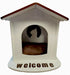 CAT KITTEN BED HOUSE KITTYKAT DESIGN PAWFECTLY UNIQUE Handmade Personalised Wooden in 9 Custom Colour Choices ONE SIZE